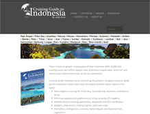 Tablet Screenshot of cruisingguideindonesia.com